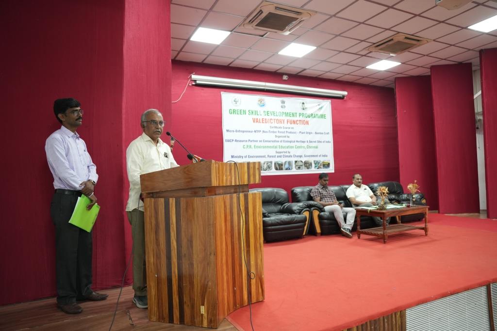 Dr. P. Sudhakar, Director and EIACP Coordinator, CPREEC, Chennai presided over the function